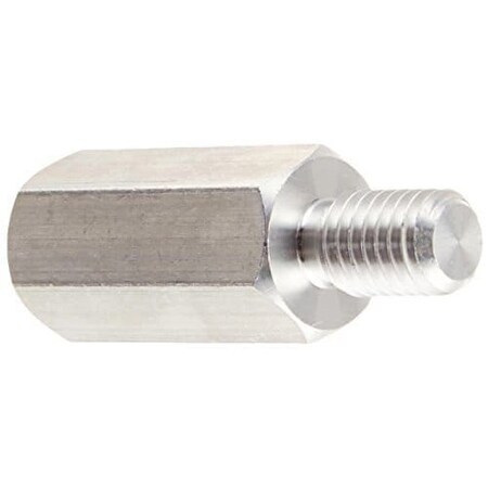 Newport Fasteners Hex Standoff, #2-56 Thrd Sz, Aluminum Plain, 3/16" Hex W, 256 PK 4500-256-AL